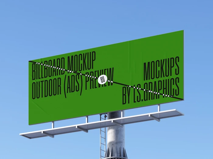 Billboard Mockup, Environment, EU Scene 04