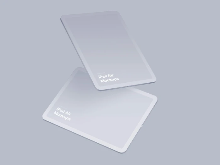 iPad Air (2020) Clay Mockups, 10