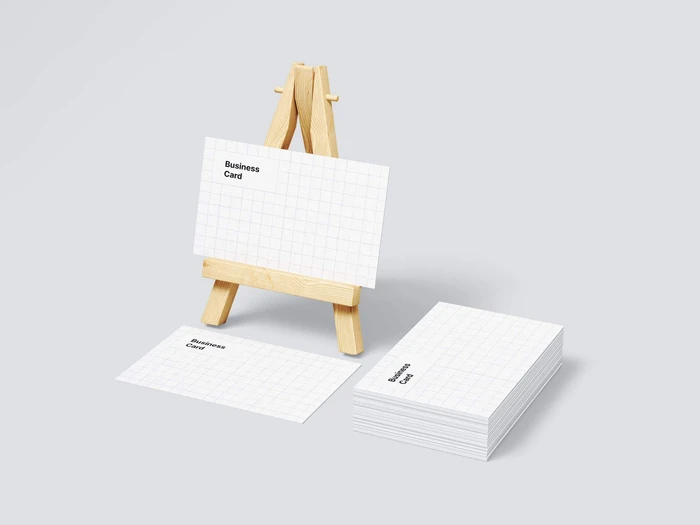 Business Card Mockups EU-Angled, 19