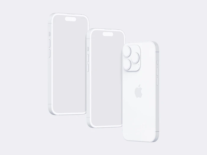 iPhone 14 Pro Clay Mockup, 07