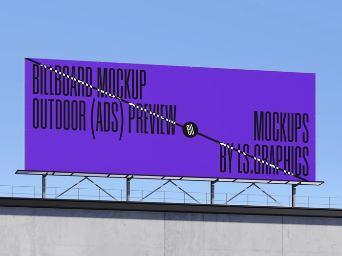 Billboard Mockup, Environment, EU Scene 23