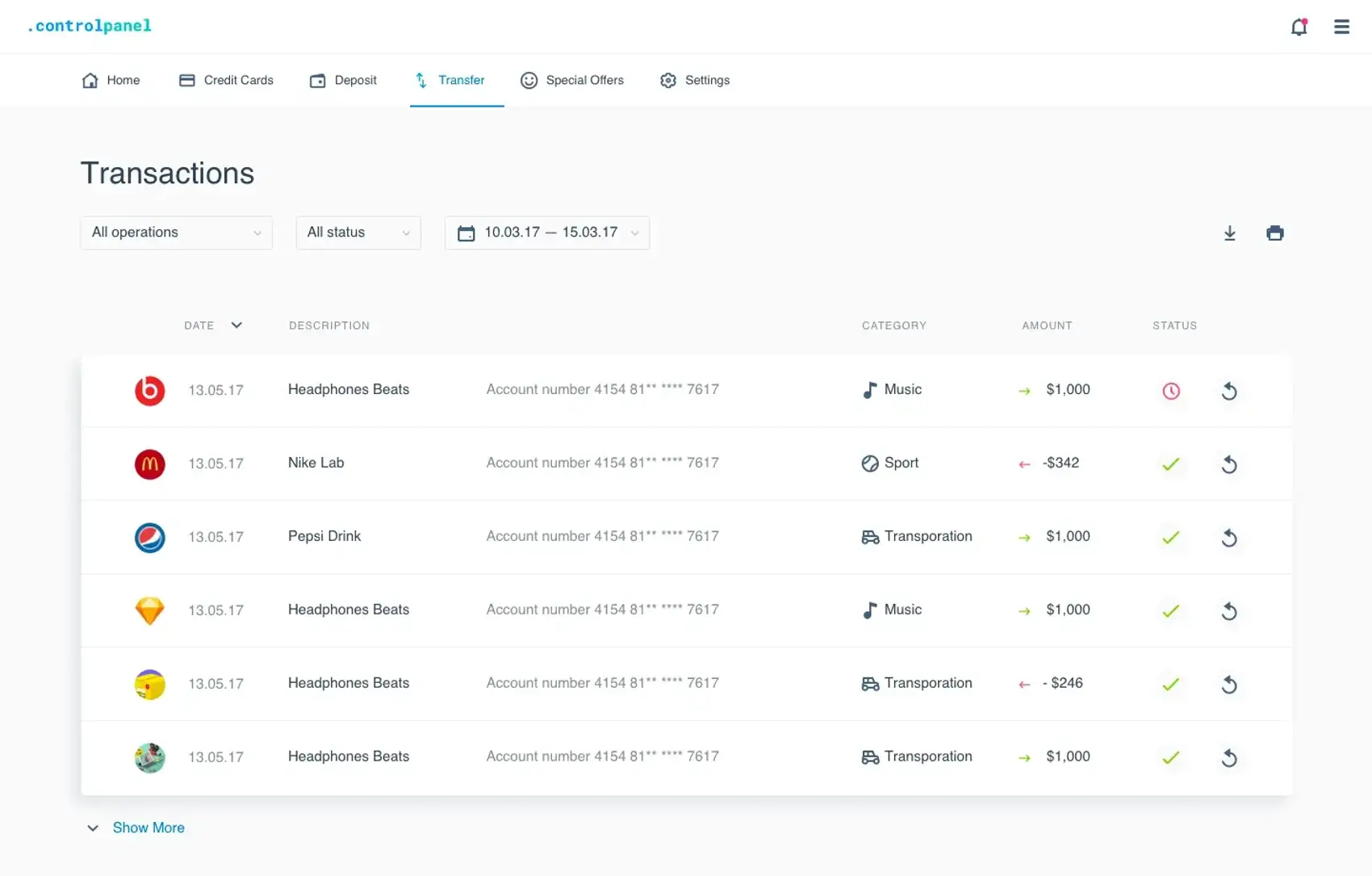 Control Panel 11