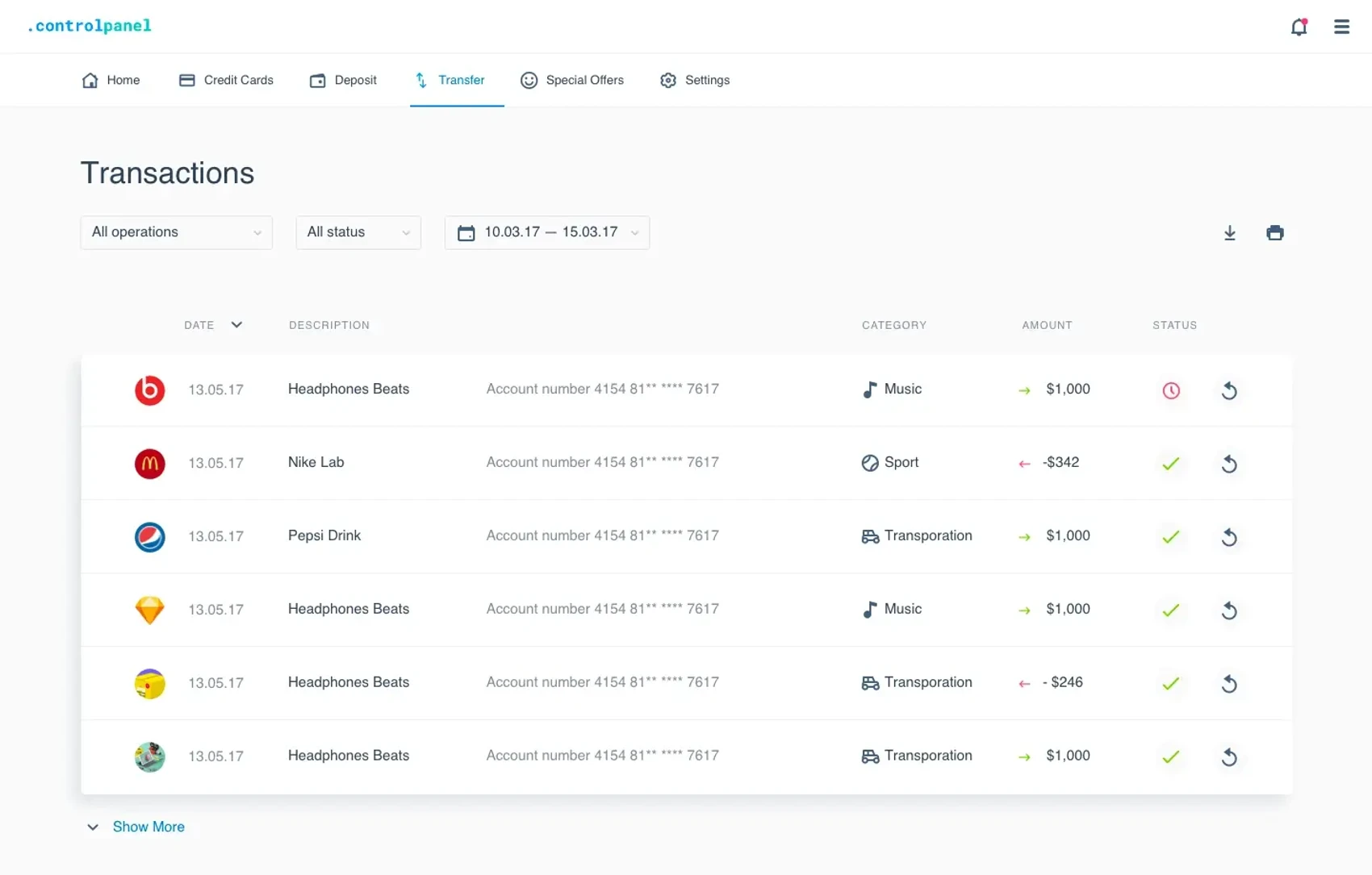 Control Panel 11