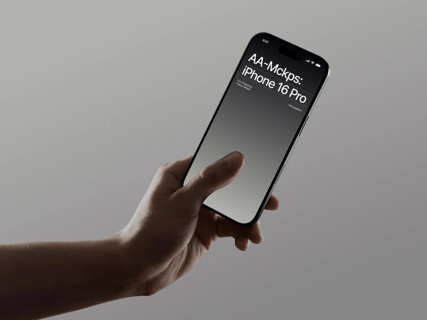 AA-Mockups: iPhone 16 Pro 14