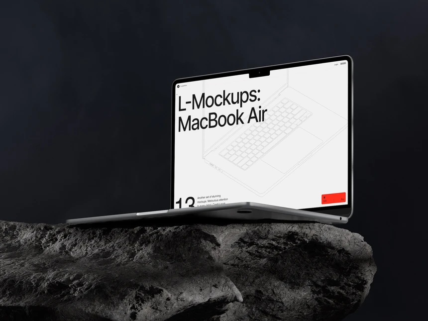 L-Mockups: MacBook Air 13