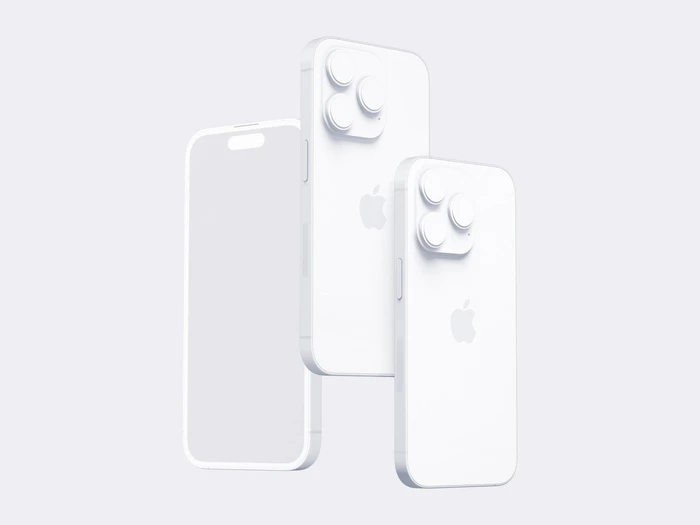 iPhone 14 Pro Clay Mockup, 12