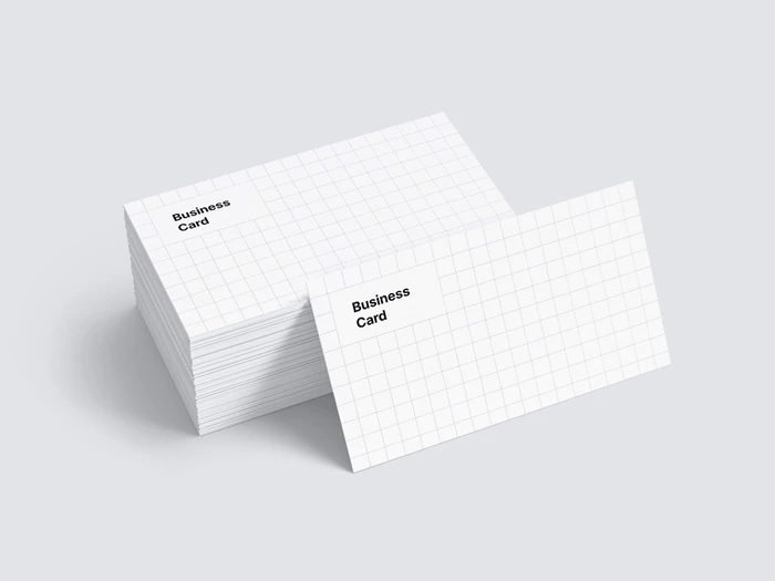 Business Card Mockups, US-Angled, 11
