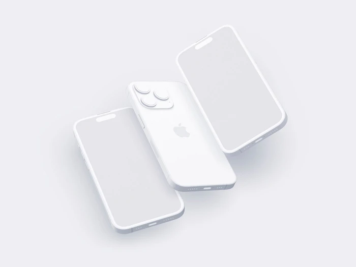 iPhone 14 Pro Clay Mockup, 11