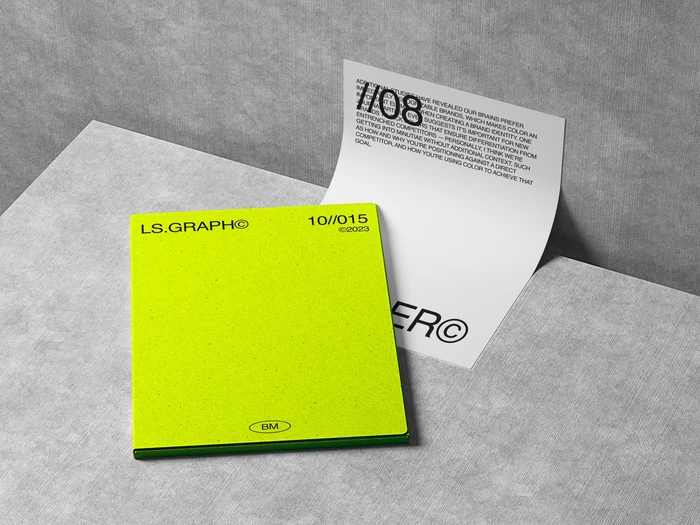 Kander, Folder Mockup and Paper Mockup in Minimalistic Setting, US 15