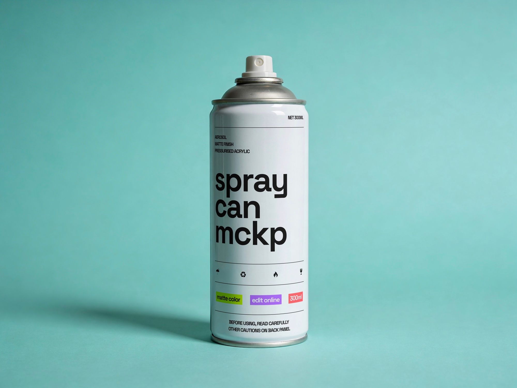 Spray Can Mockup