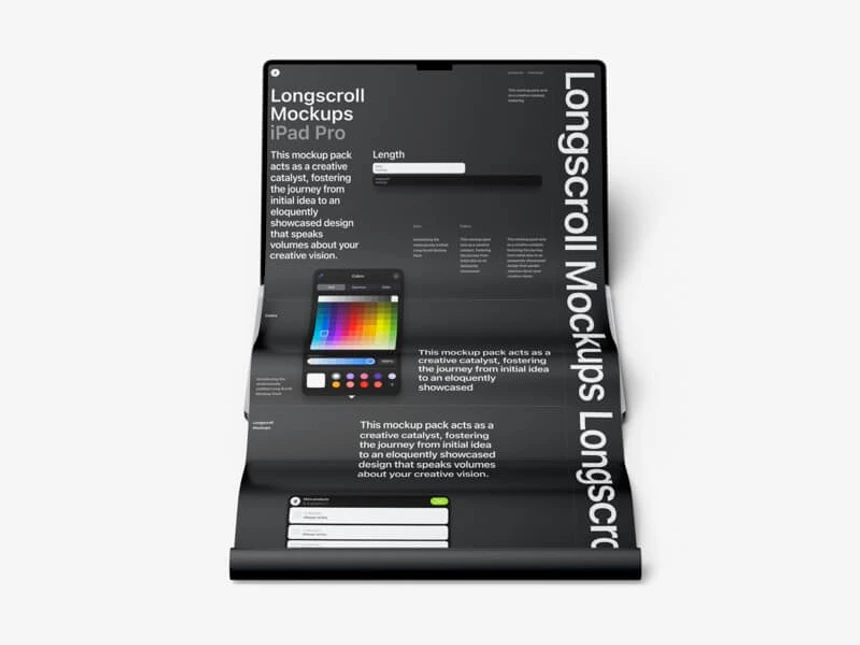 MacBook 16 Pro Longscroll Mockups 3