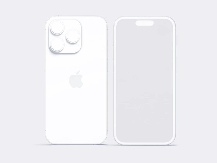 iPhone 14 Pro Clay Mockup, 04