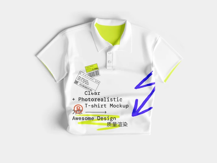 T-Shirt Mockup, Style 03, 03