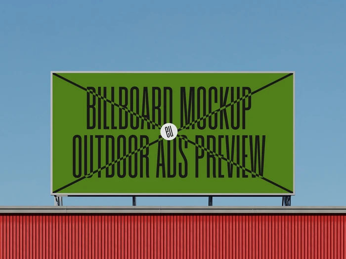 Billboard Mockup, Environment, EU Scene 14