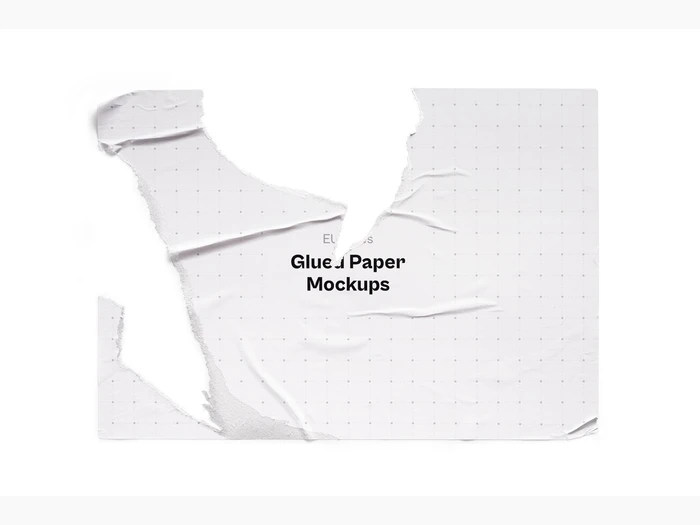 Glued Paper Mockup, EU Glossy, 28
