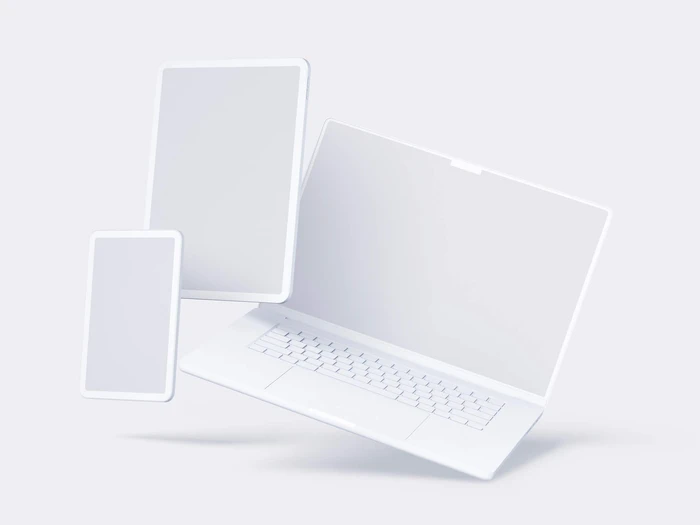 Apple Mockups Bundle, Clay, 04