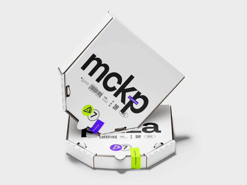 Pizza Box Mockups 11