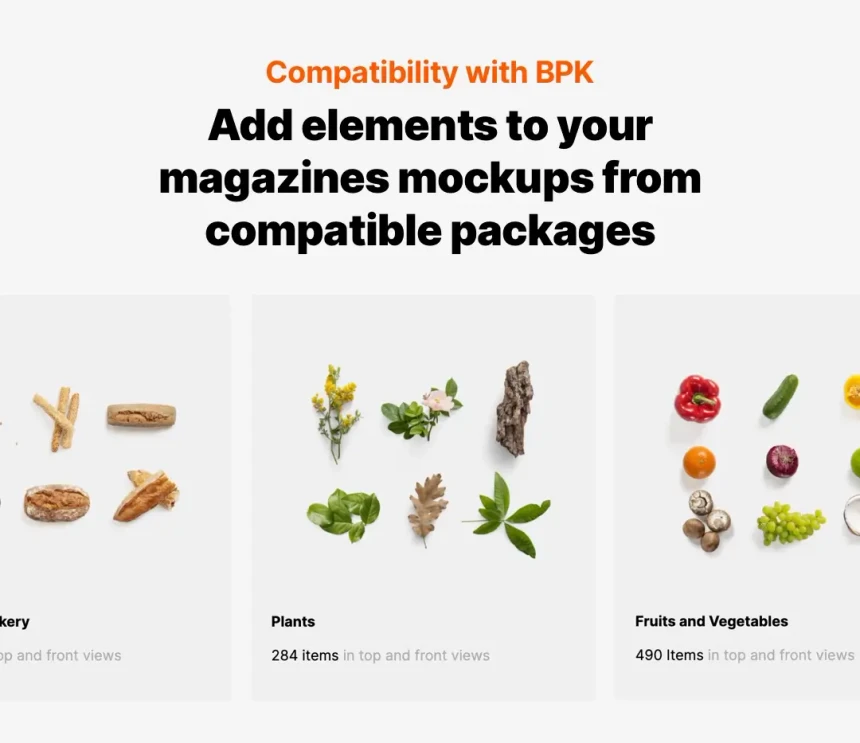 Magazine Mockup Bundle 6