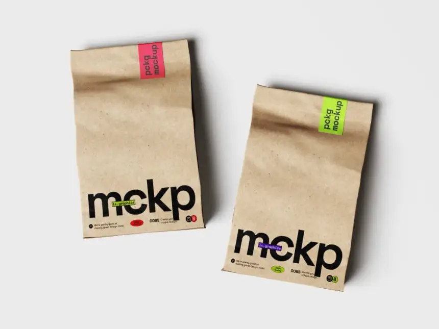 Paper Food Package Mockups 10