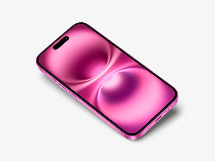iPhone 16 Mockup, Scene 09