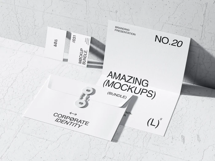 Qubus, Top Quality Stationery Mockups, US, 29
