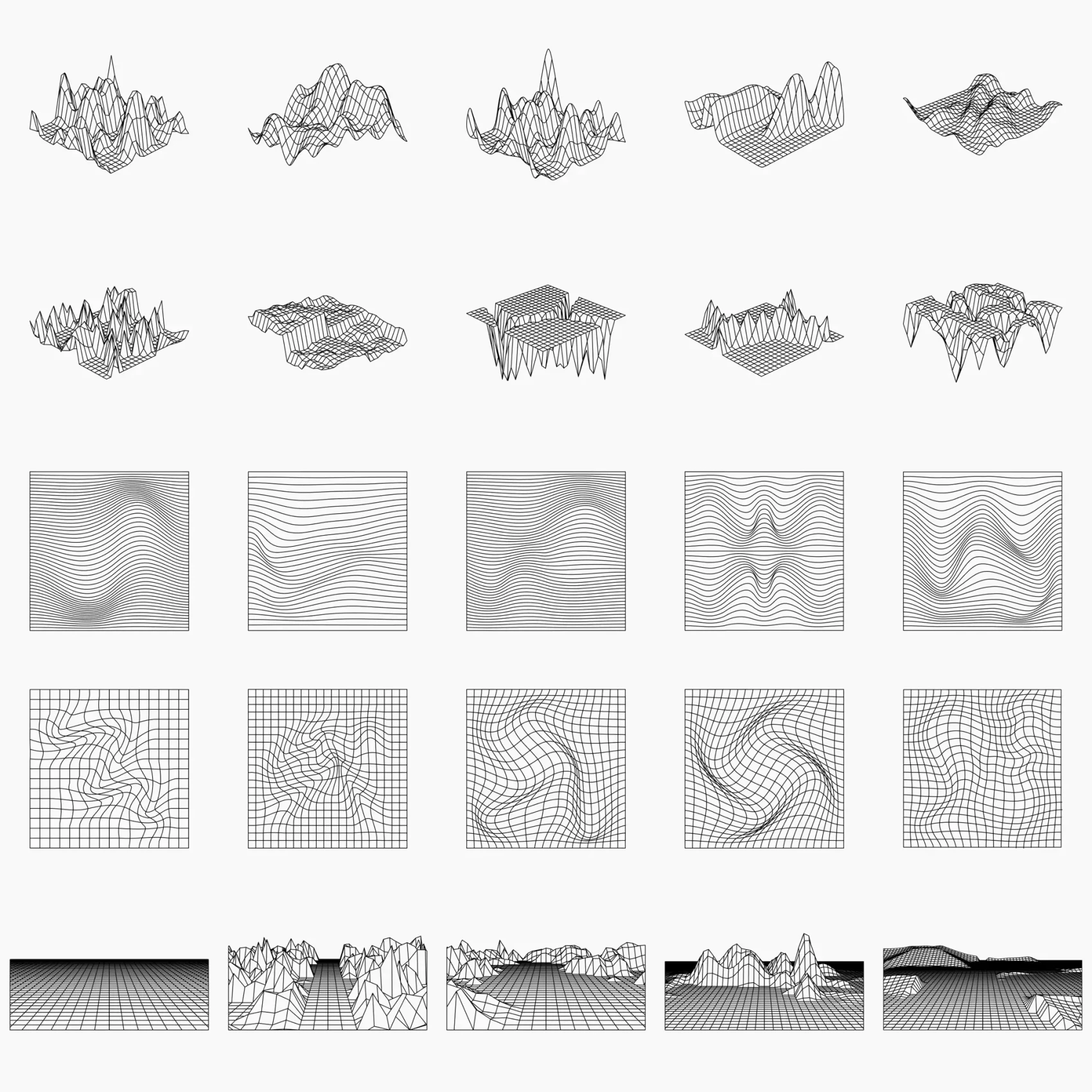Contours Abstractions 6