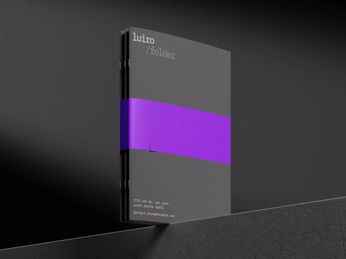 Luiro, Stylish Brochure Mockup, US 12