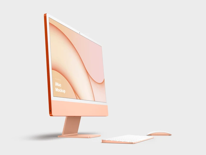 iMac 24-inch Mockups, 08
