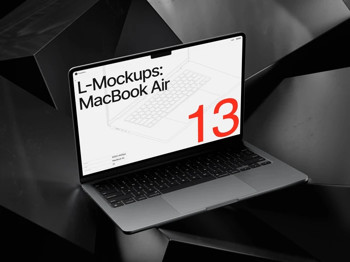L-Mockups: MacBook Air 07