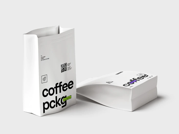 Coffee Bag Mockups, Scene 04