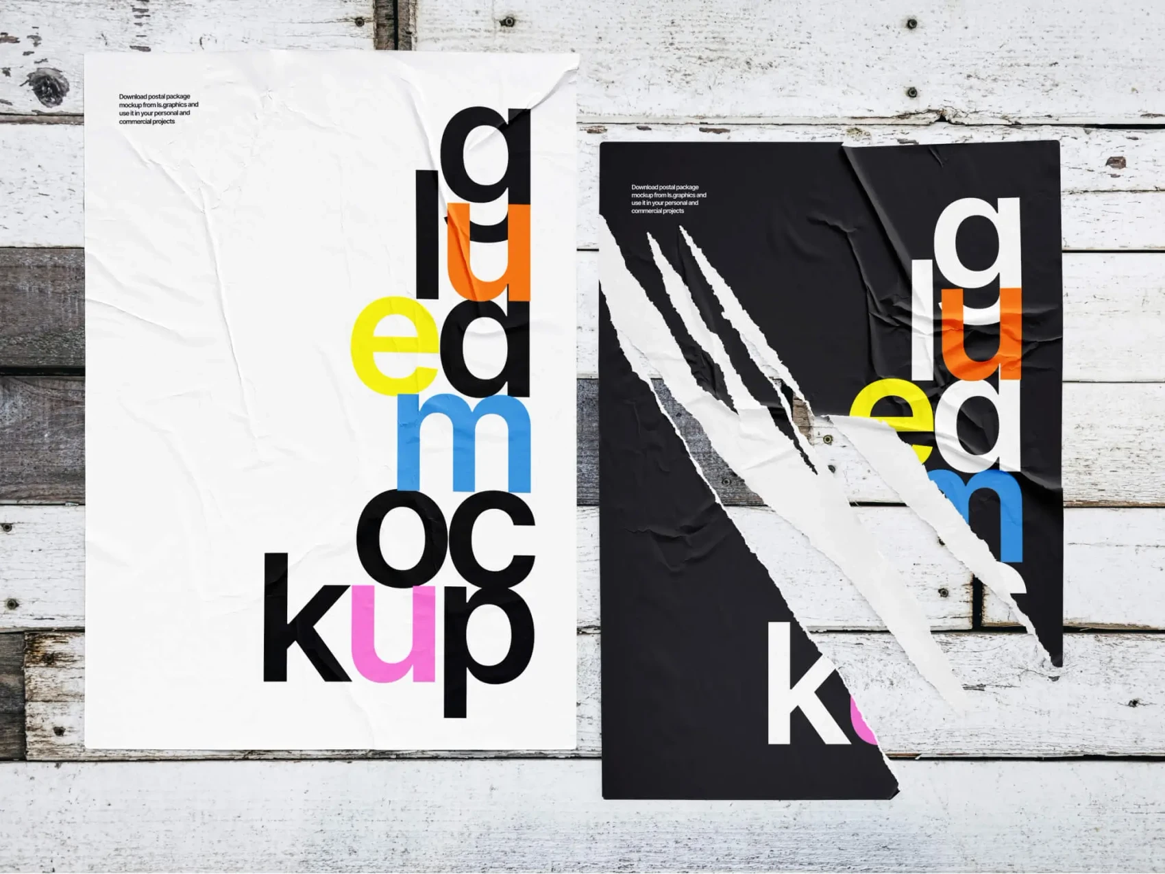 Glued Paper Mockups 4