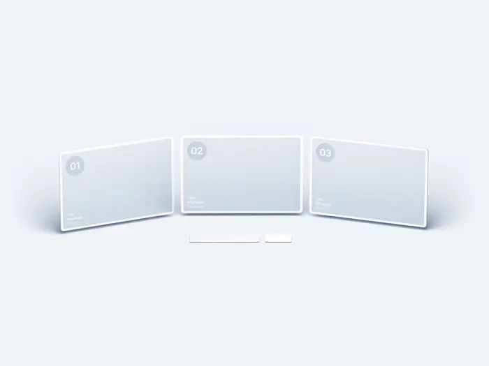 Monitor Clay Mockups, 06