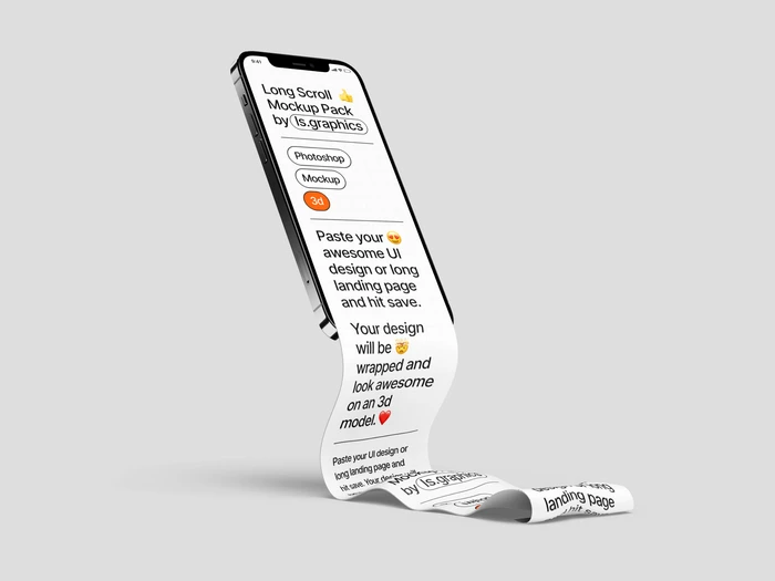 Long Scroll Mockups, 16