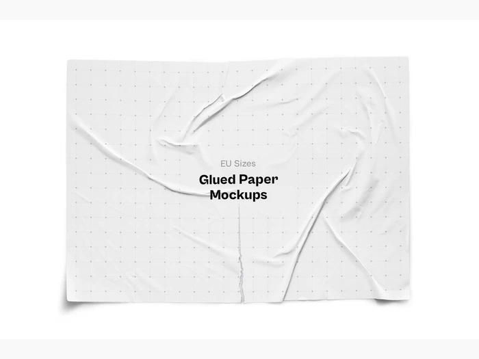 Glued Paper Mockup, EU, 11
