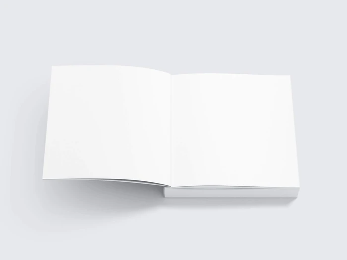 Book Mockup, Square-Angled, 10