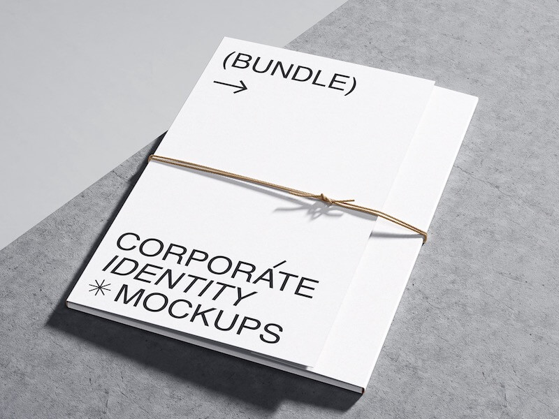 Qubus, Simple and Flawless Folder Mockup, EU, 15
