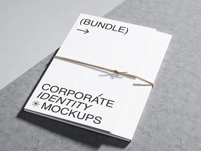 Qubus, Simple and Flawless Folder Mockup, EU, 15