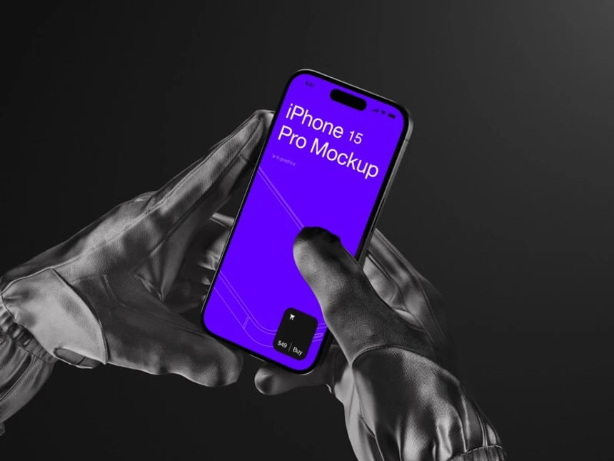 P-Mockups: iPhone 15 Pro 9