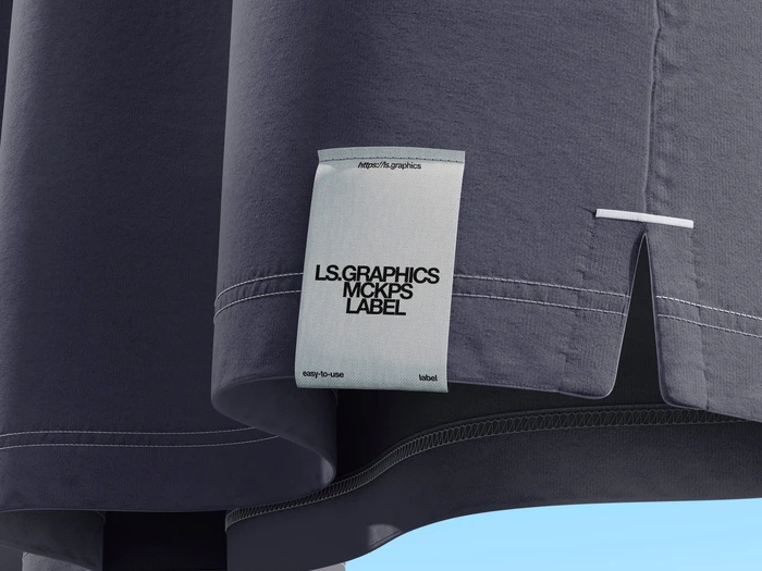 Elegant Label Tag Mockup