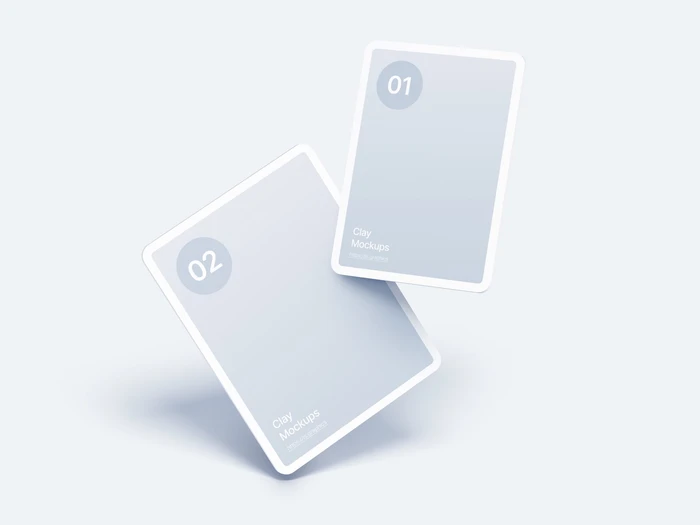 iPad Clay Mockups, 02