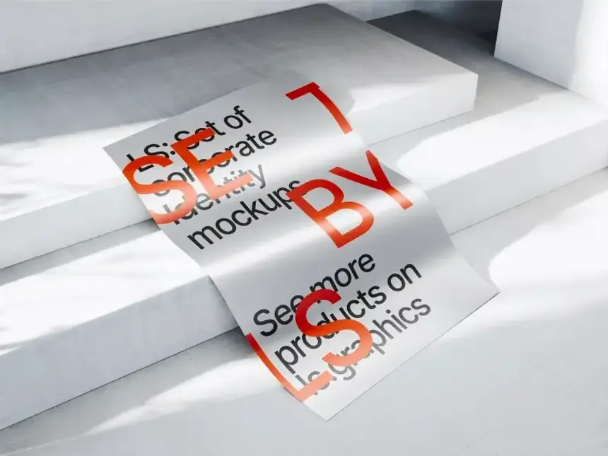 Metallic Paper Mockups 8