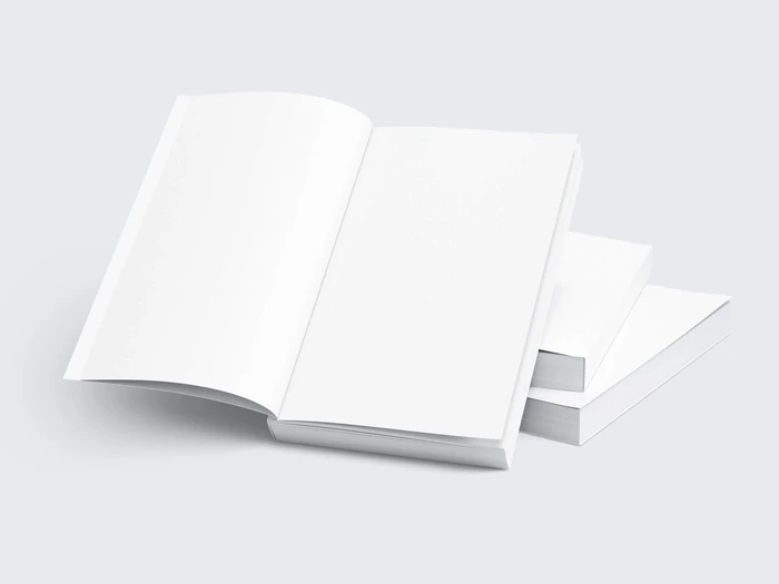 Book Mockup, US-Angled, 10