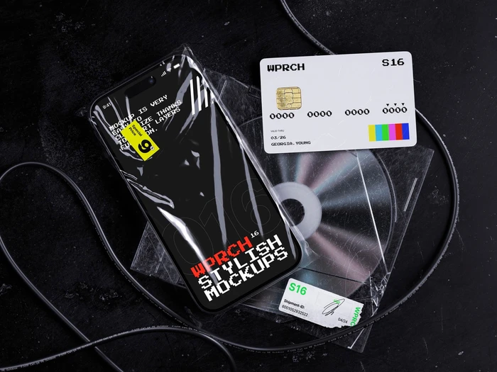 Bvge, iPhone 15 Mockup, Credit Card Mockup and Sticker Mockups, 10