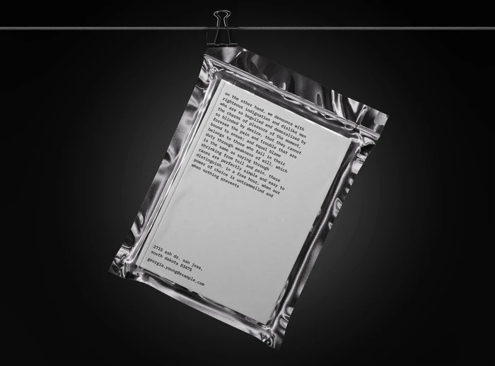 Free Magazine Mockup in Plastic Package