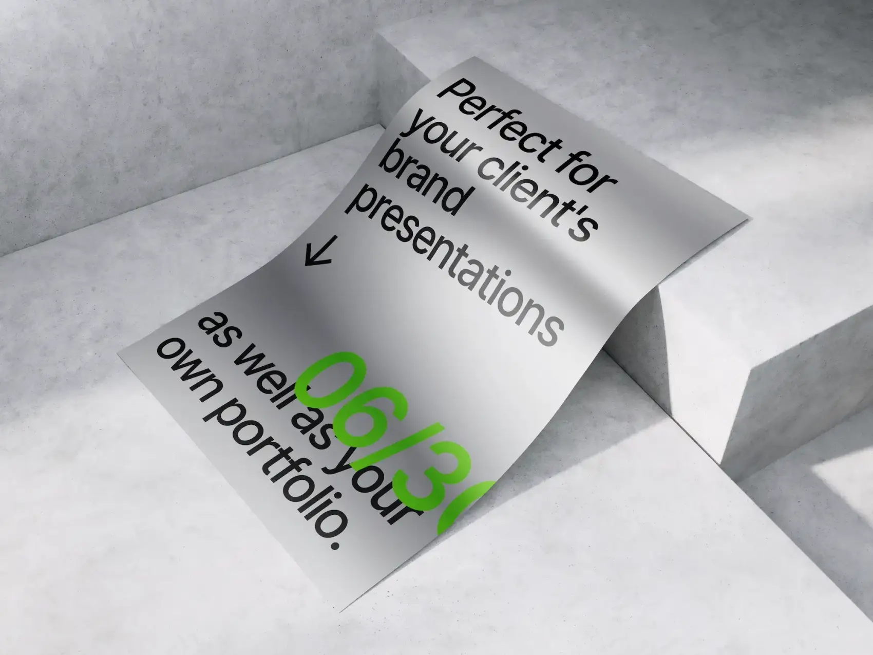 Metallic Paper Mockups 16