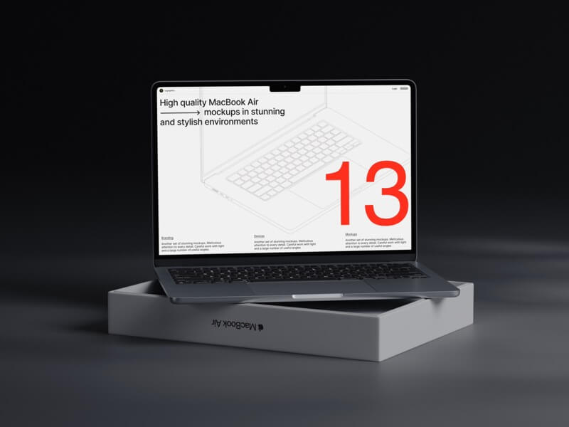 L-Mockups: MacBook Air 02