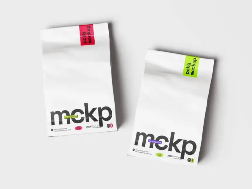 Paper Food Package Mockups 9