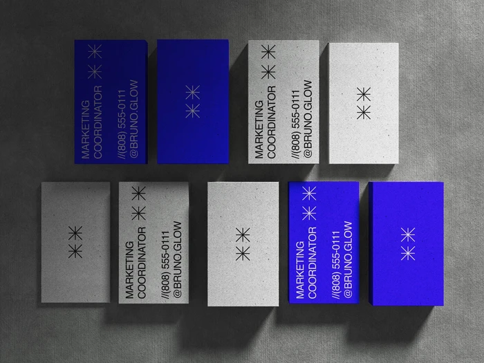 Kander, 9 Business Card Mockups in Top View, US 02