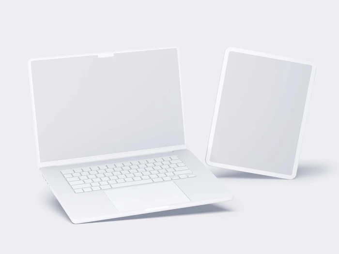 Apple Mockups Bundle, Clay, 24