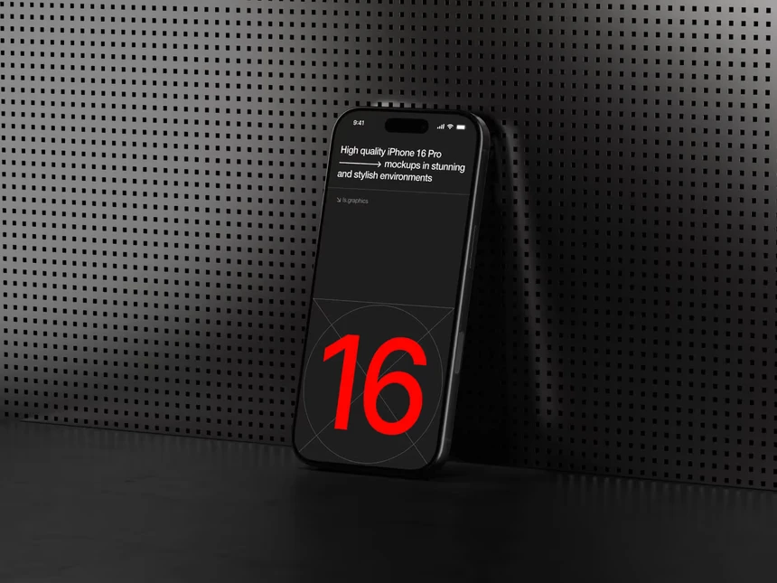 U-Mockups: iPhone 16 Pro 8